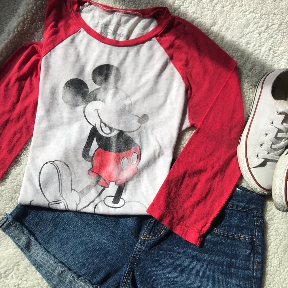 Mickey baseball tee